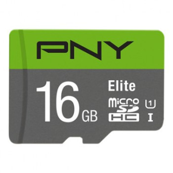 PNY ELITE 16Go 100GB/S MICRO SDHC + ADAPTATEUR