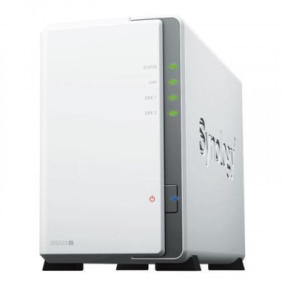 SYNOLOGY DS223j Boîtier NAS pour 2 DD 1Go